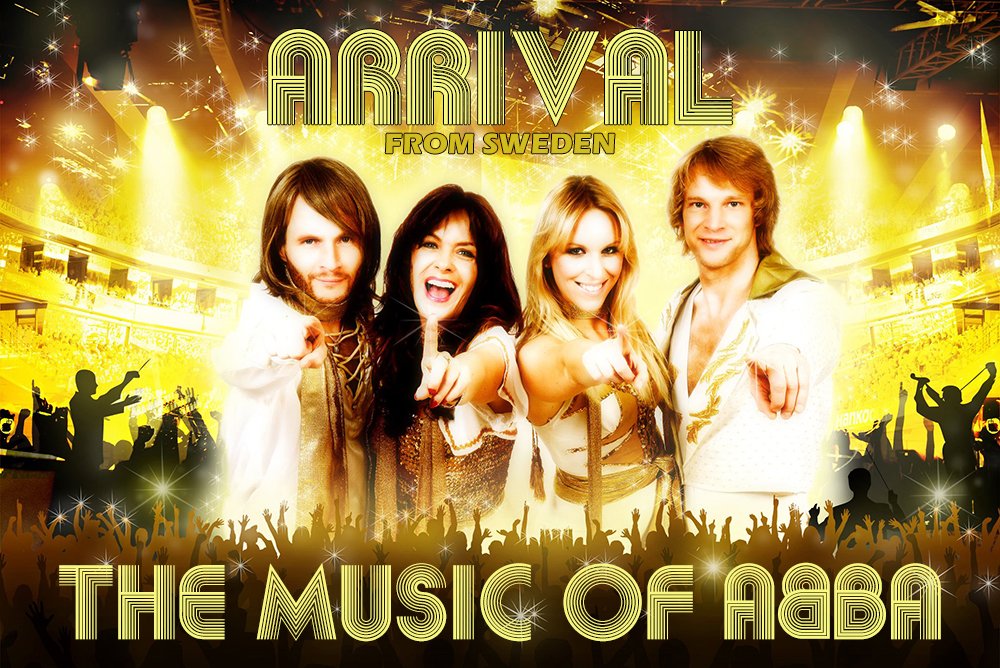 WEDNESDAY, AUGUST 9 . 8PM . ARRIVAL FROM SWEDEN . THE MUSIC OF ABBA